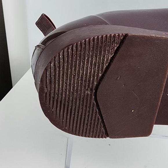 Sam Edelman Size 10 Tinsley Chelsea Rain Booties Sangria - Picture 4 of 7